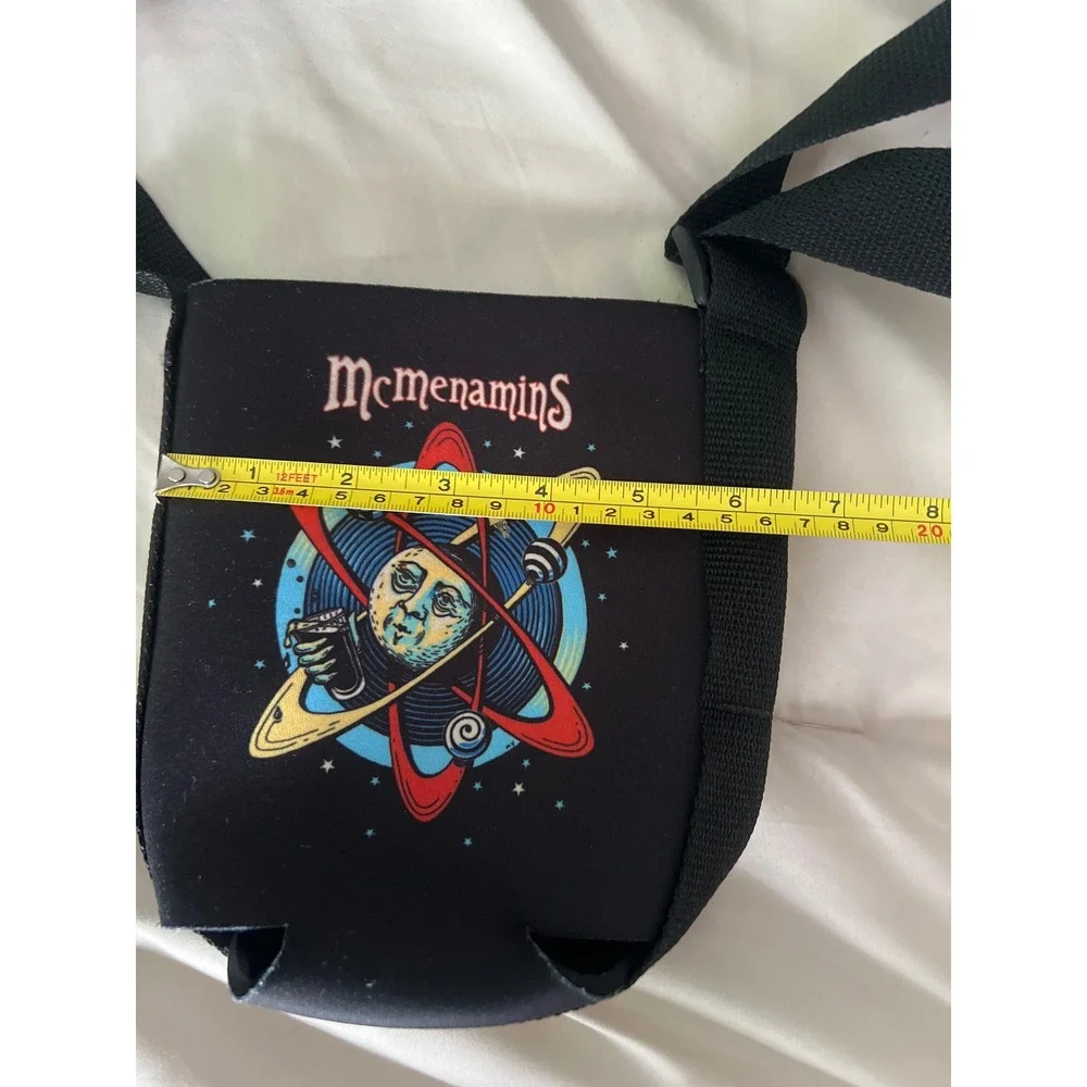 McMenamins Atom Growler Bag Black Neoprene Insulated Carrier‎ Adjustable Strap